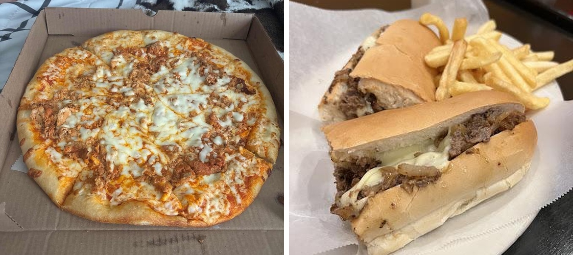 Louie's Pizza Menu