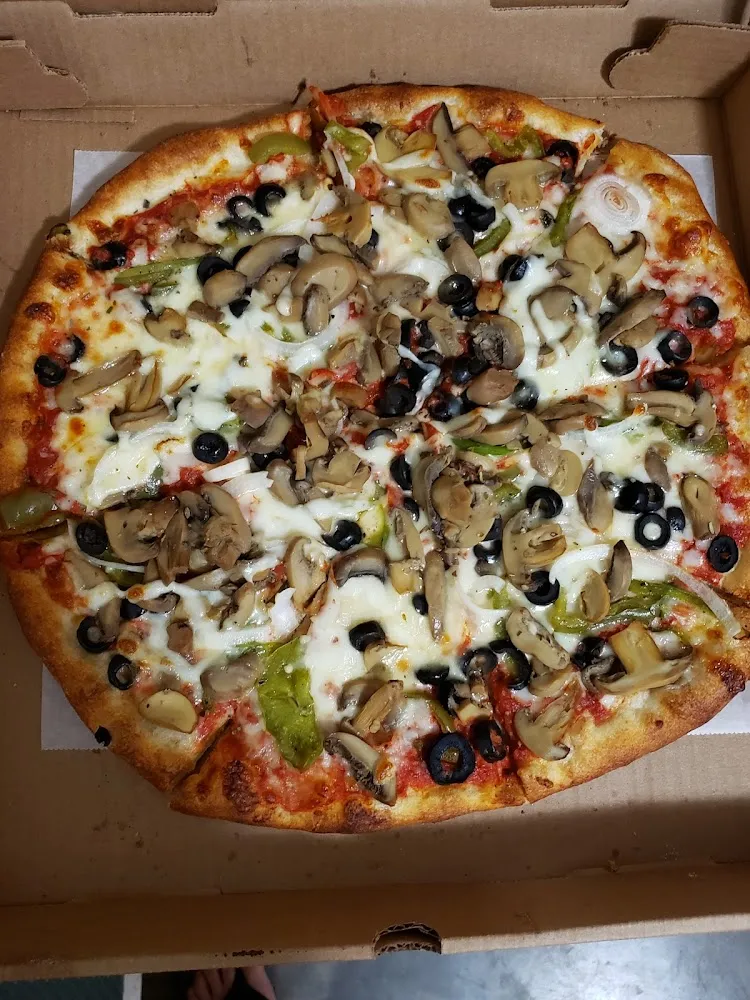 Extra Mushroom Veggie Pizza